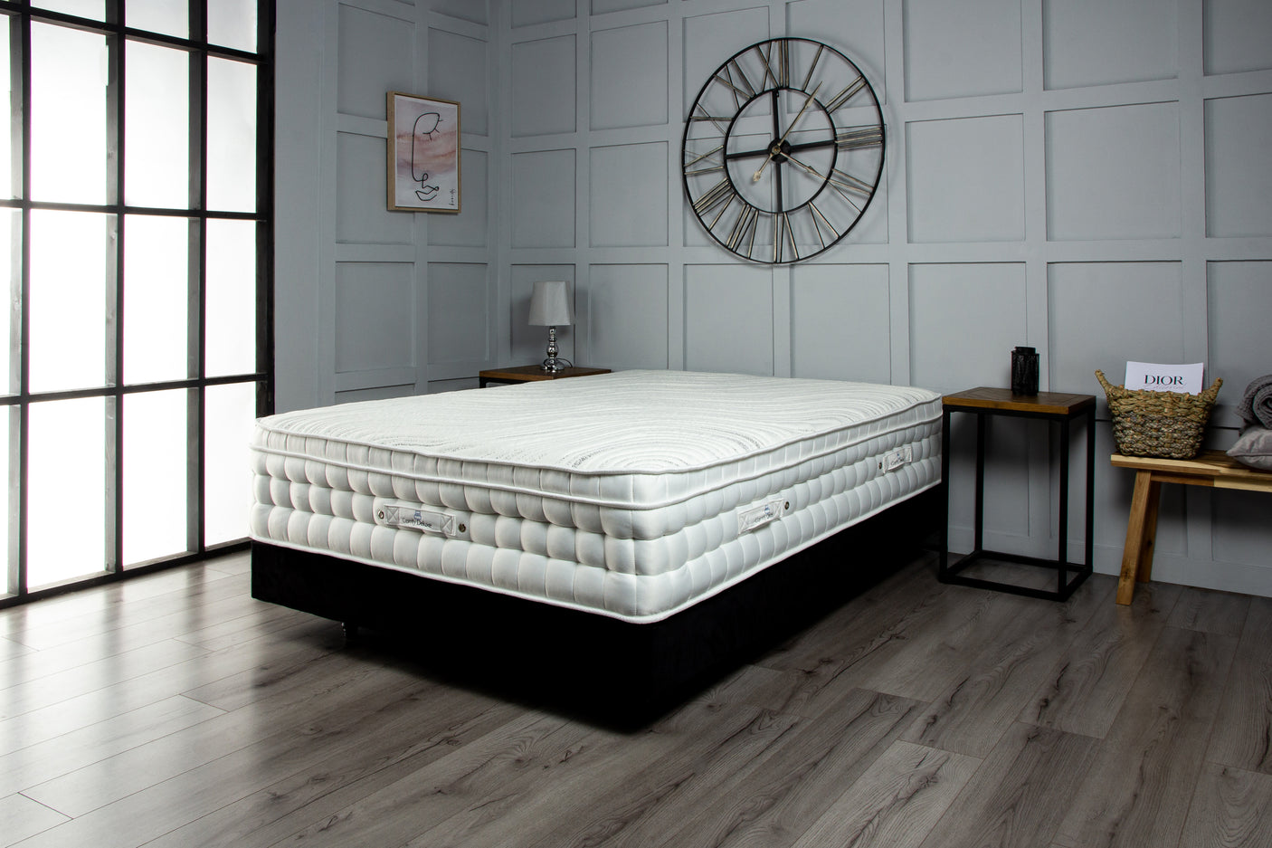 Buckingham Pillowbox Top Memory Pocket Sprung Handstitched Mattress