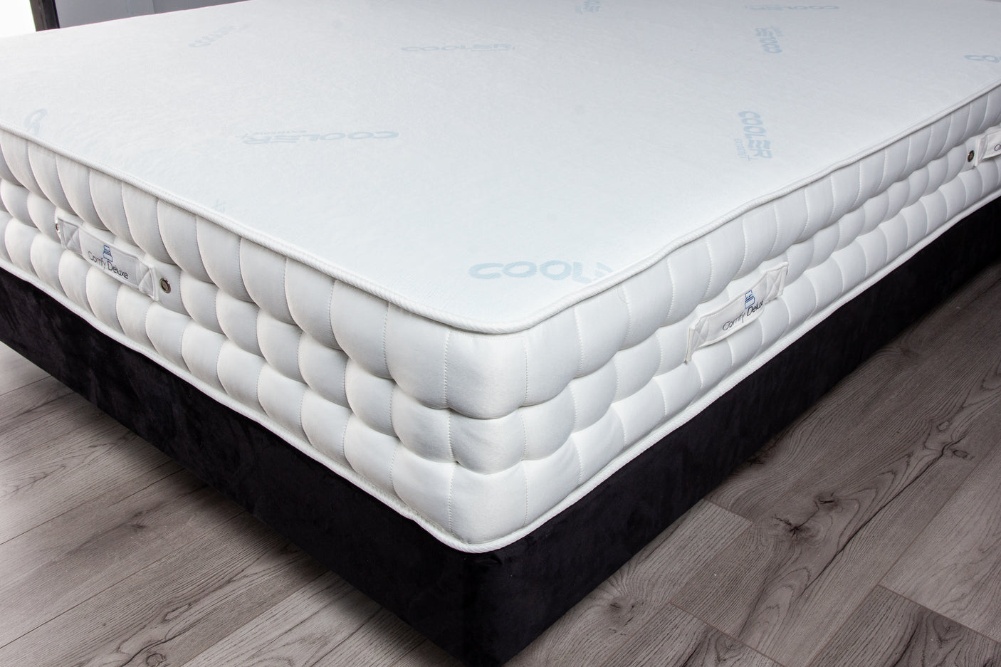 Alaska Cool Blue Cooling Fabric Pocket Sprung Handstitched Mattress