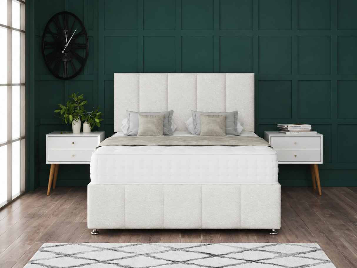 5 Panel Divan Bed Set With Footboard
