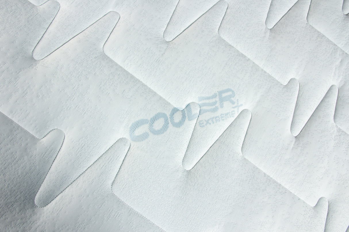Arctic Sleep Cool Blue Cooling Fabric Pocket Sprung Mattress – view 3