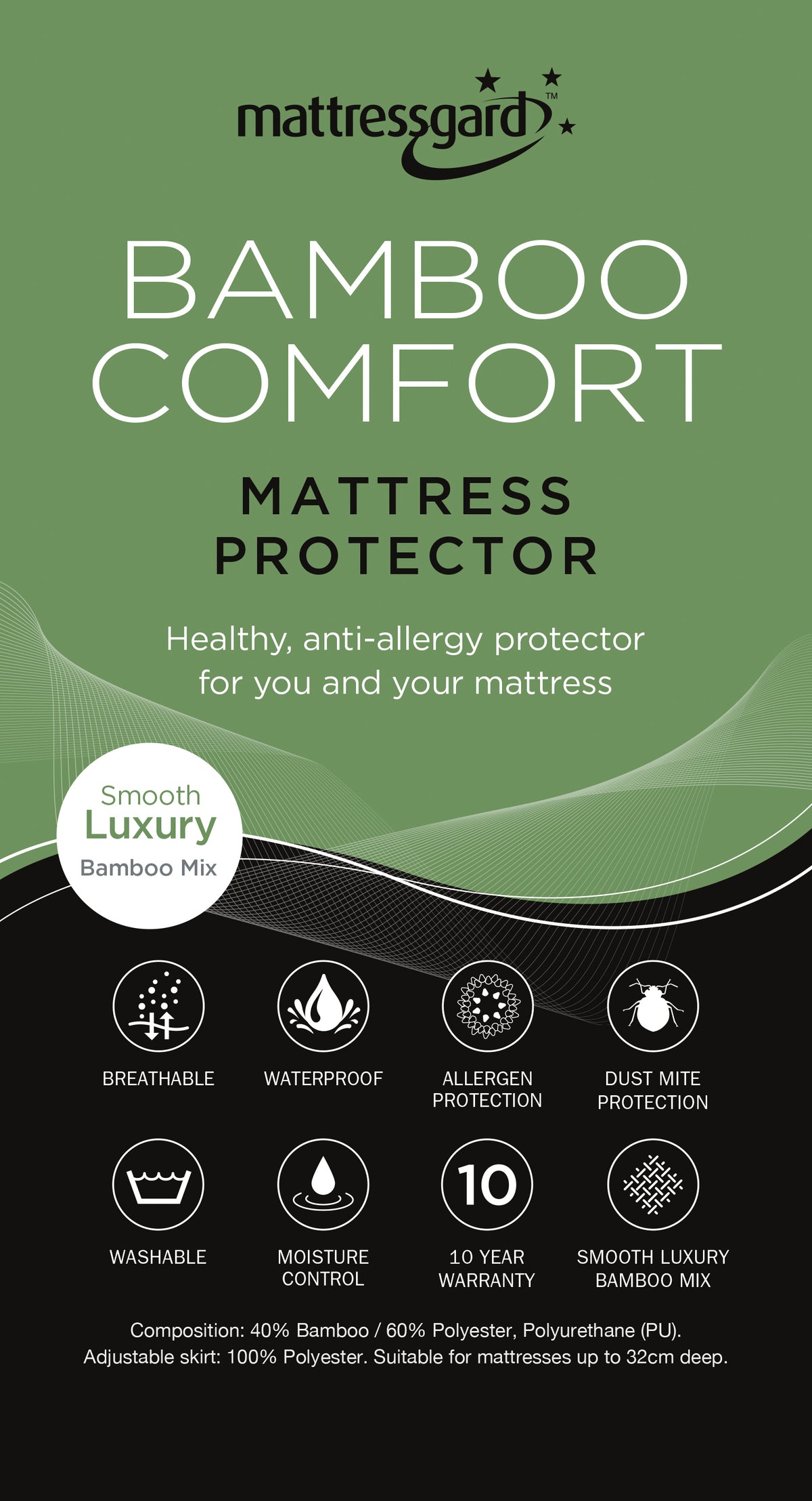 Bamboo Comfort Mattress Protector