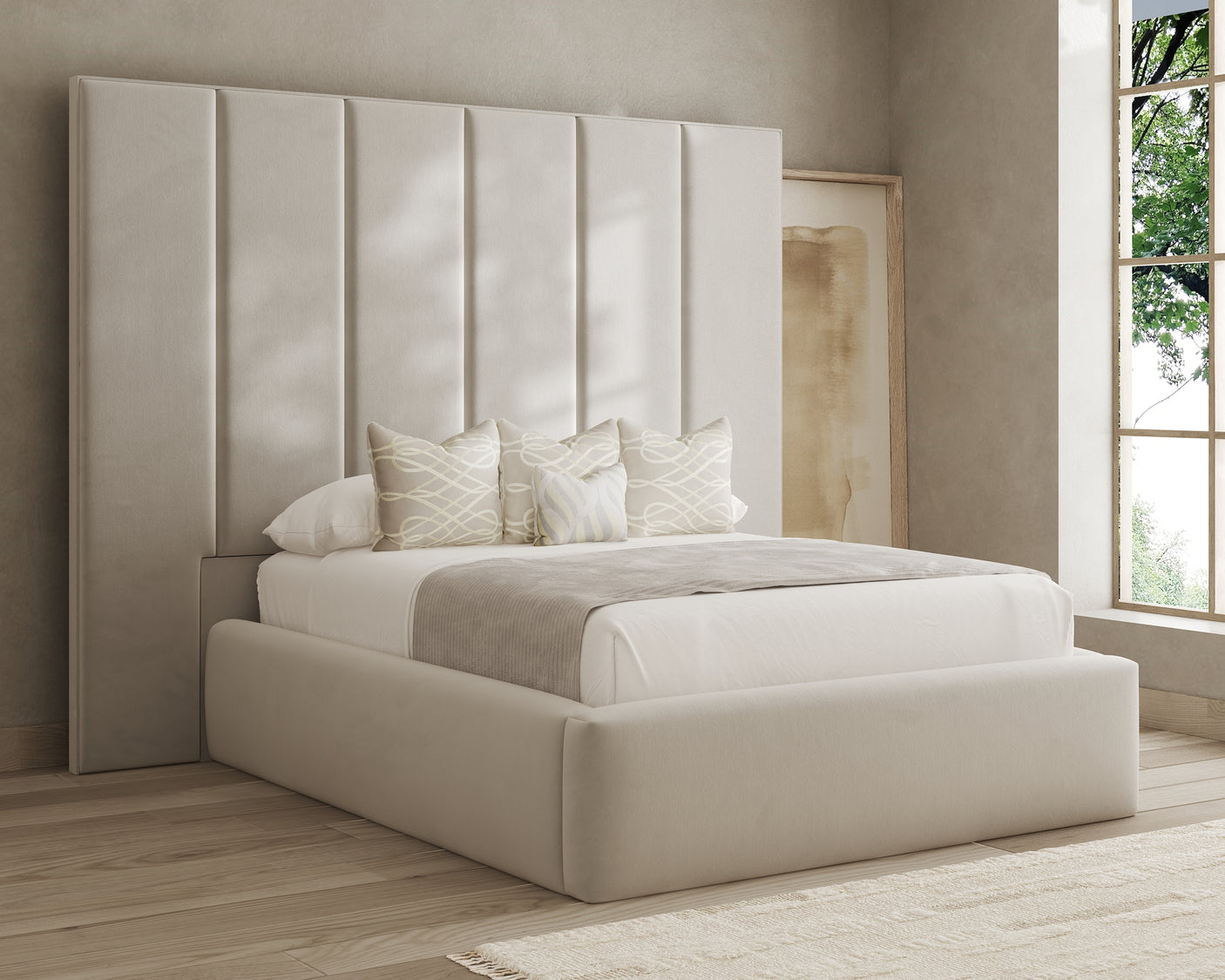 Yami Wall Panel Bed Frame