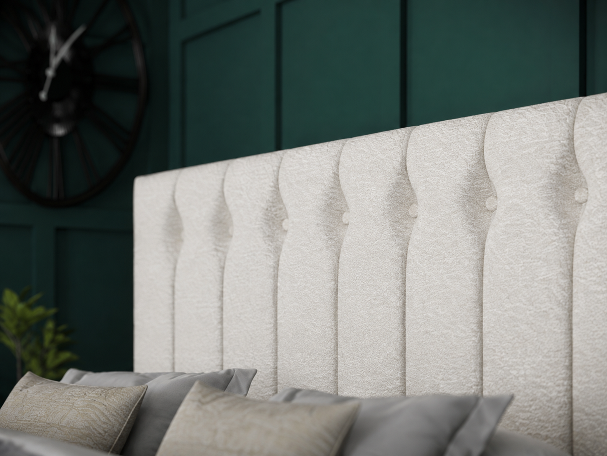 Florence Ottoman Storage Divan Bed With Headboard And Footboard