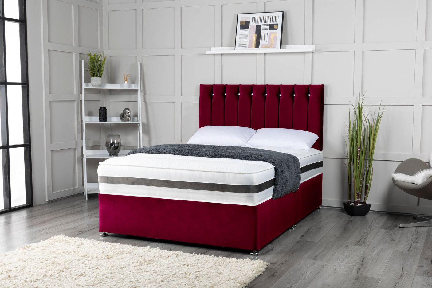 Florence Divan Bed Set With Mattress Options