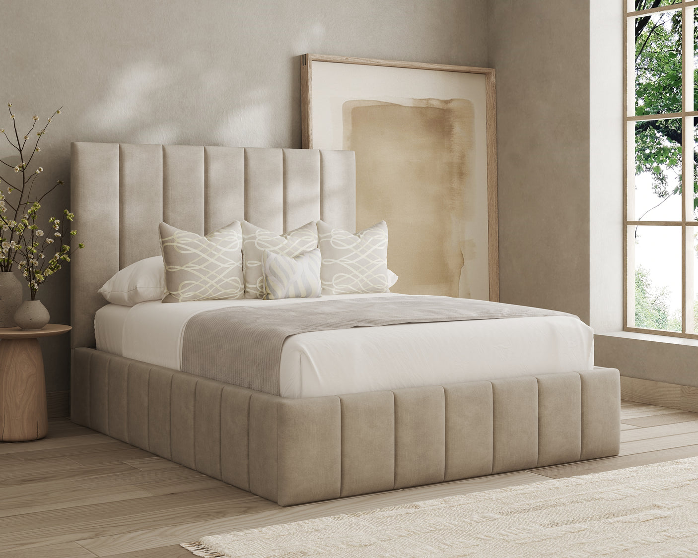 Ellie Panel Bed Frame