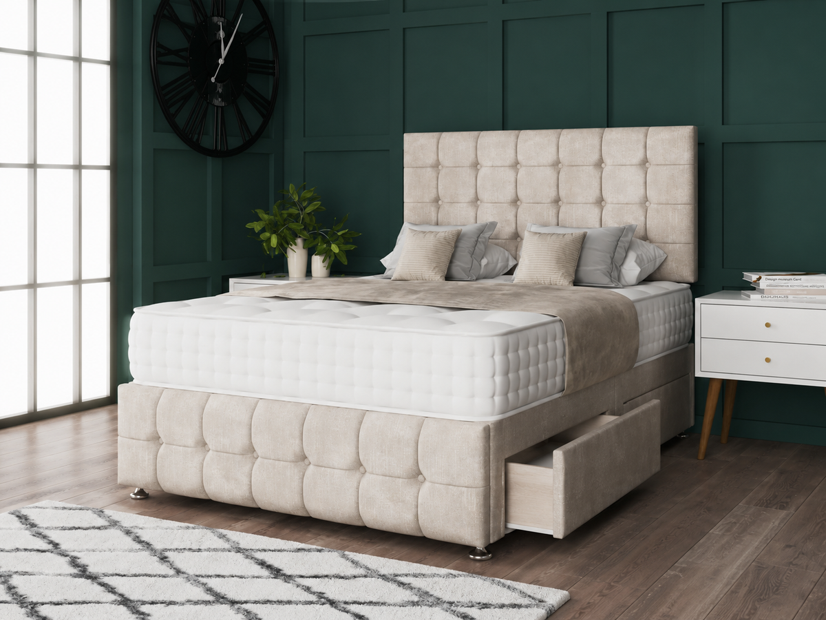 Omega Divan Bed Set With Footboard