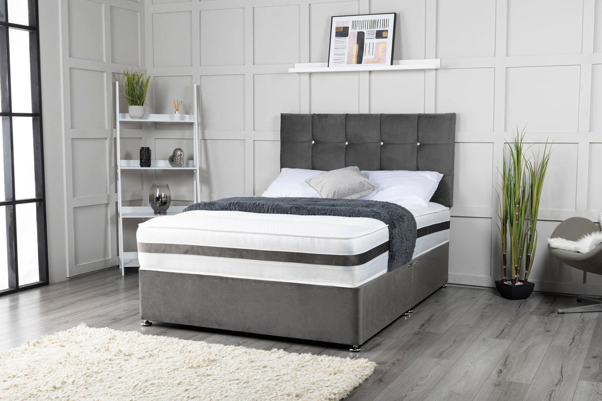 Cube Divan Bed Set With Mattress Options – view 2