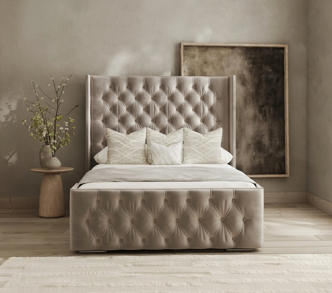 Moscow Wingback Bed Frame – view 2