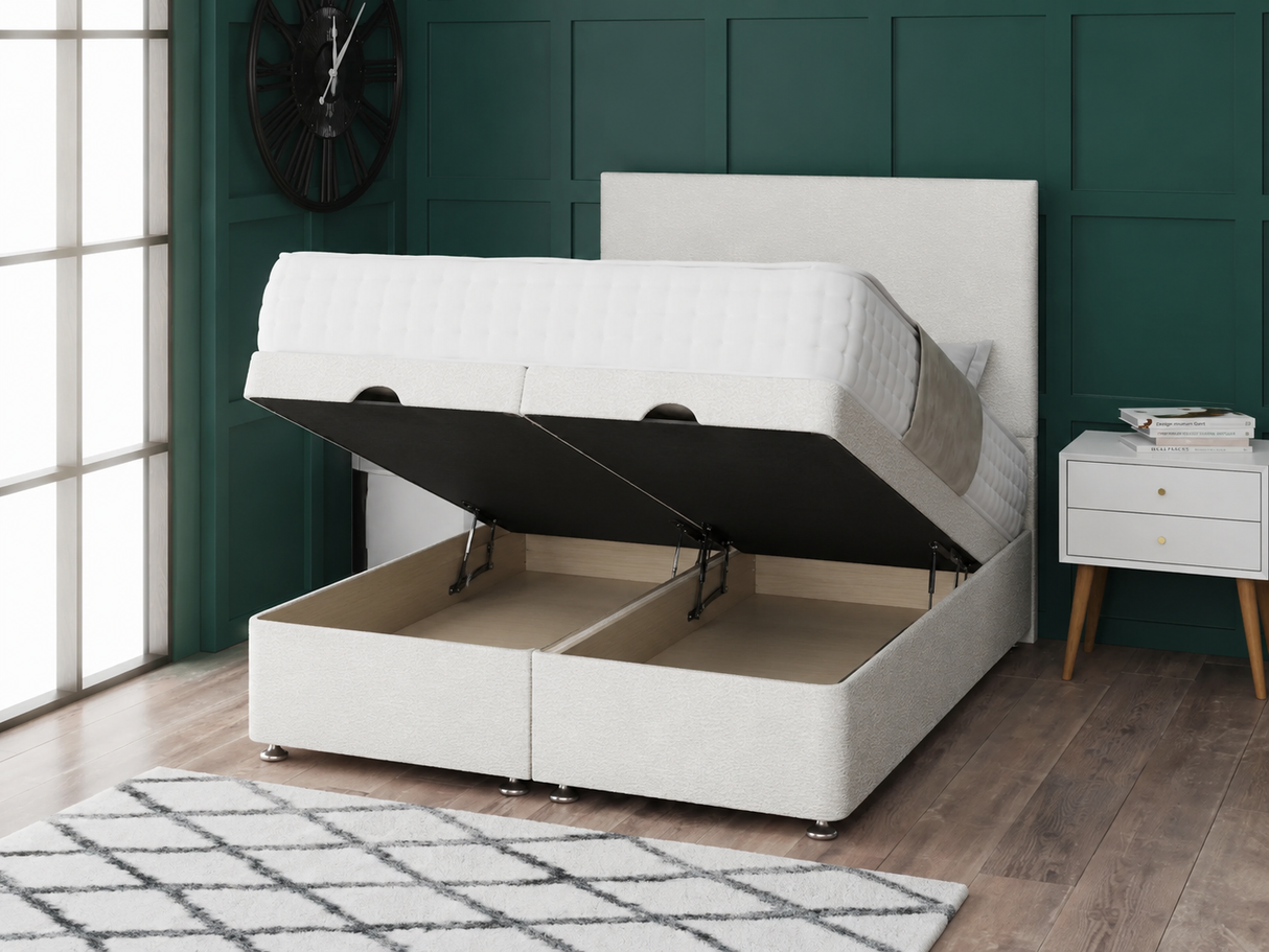 Jane Ottoman Storage Divan Bed With Headboard