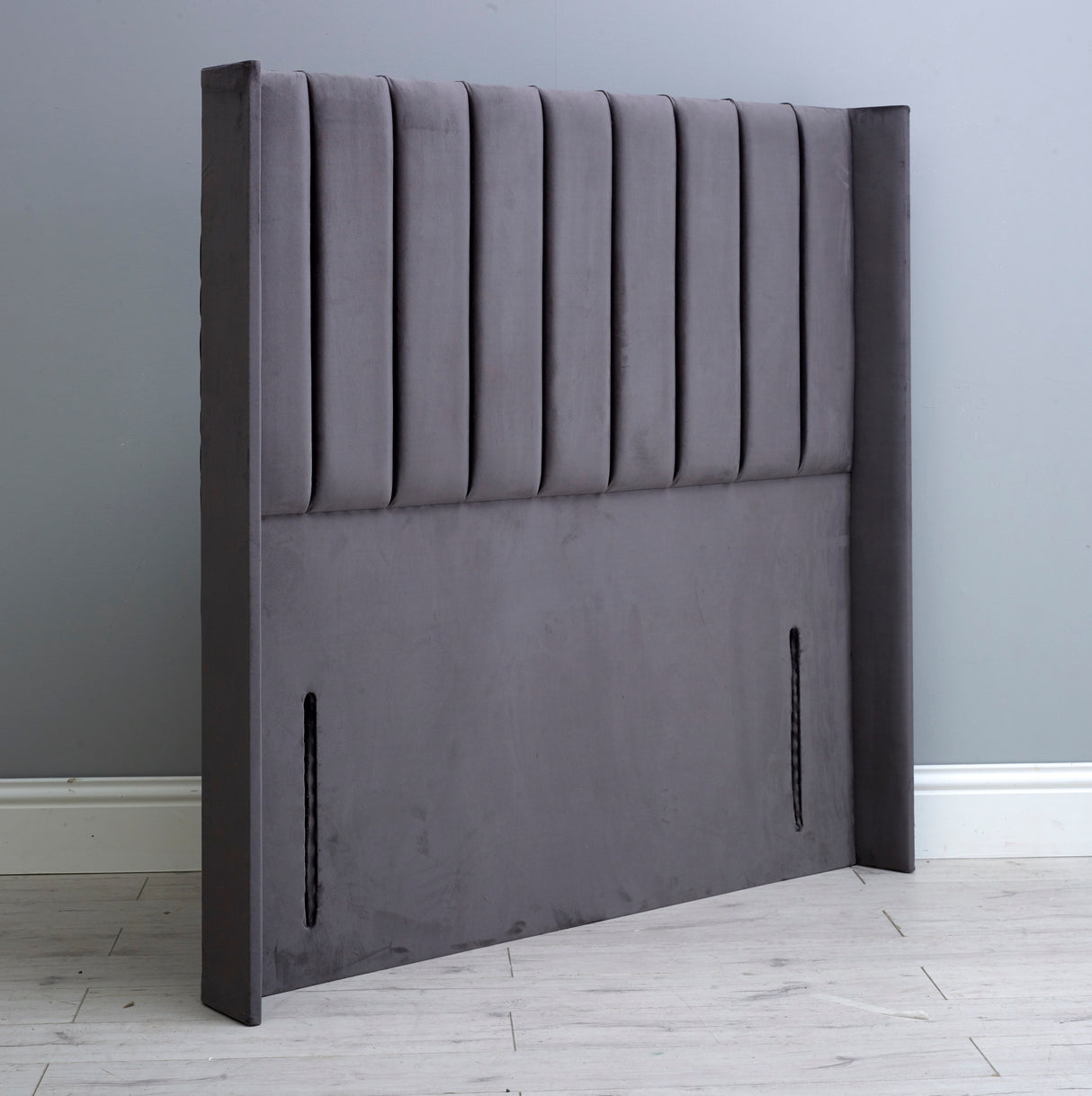 Amelia Wing Vertical Lined Floor Standing Headboard 54" – view 2