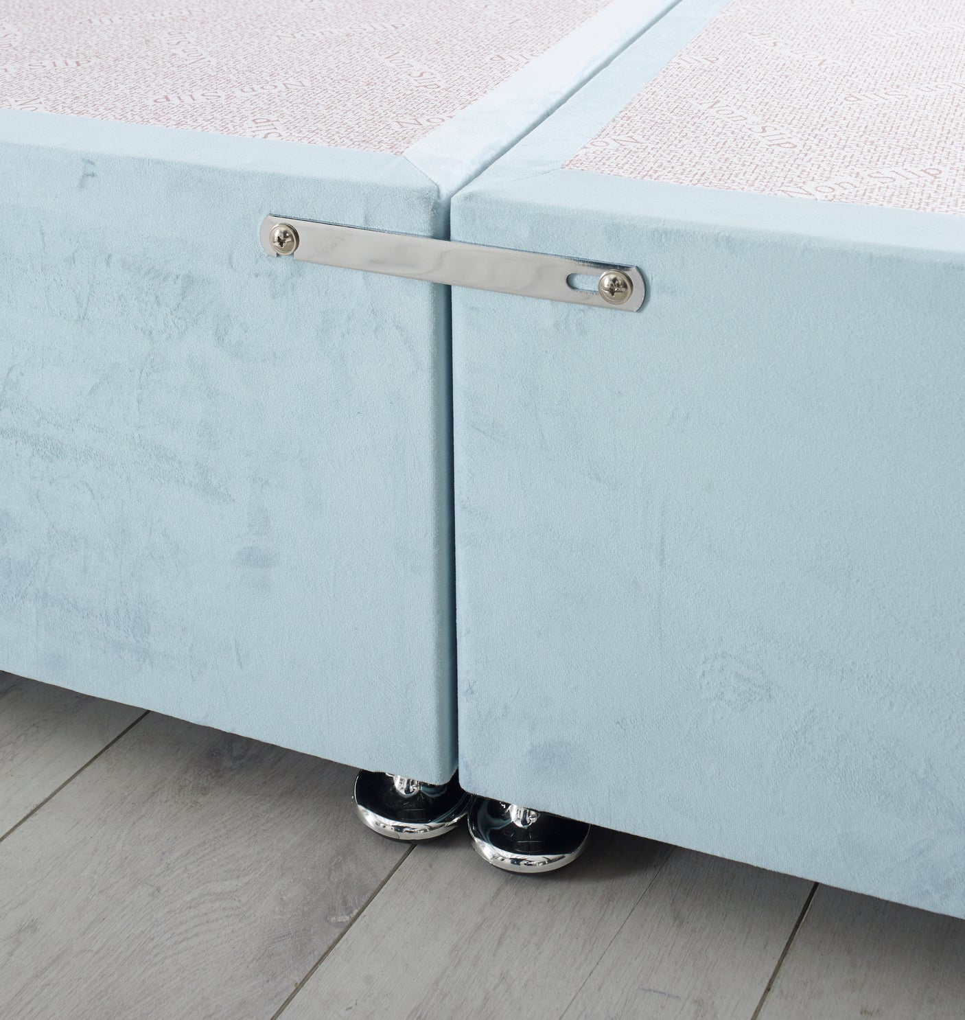 Divan Bed Base With Cube Headboard