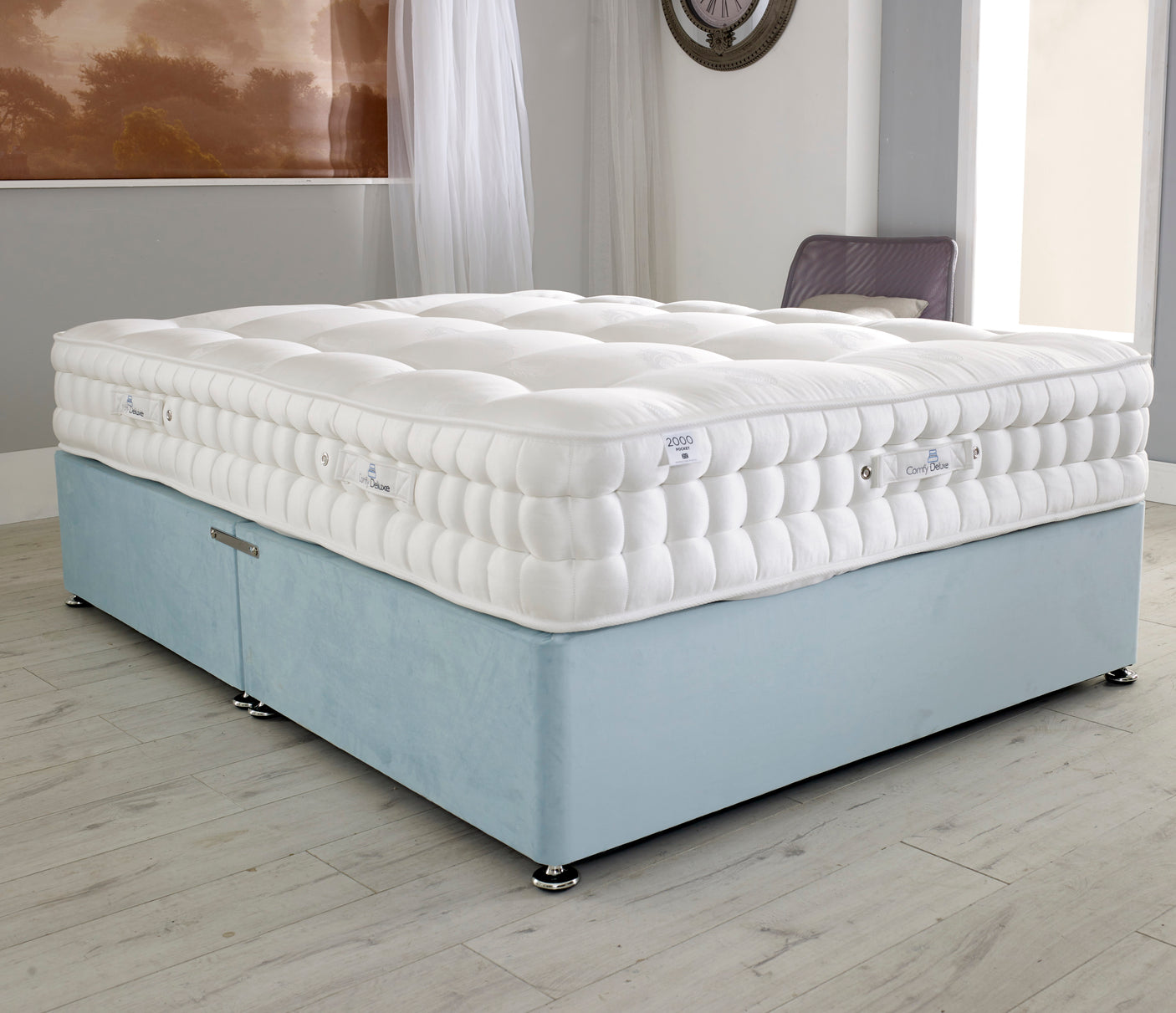 Isaac Hand Side Stitched Natural Filling Pocket Mattress
