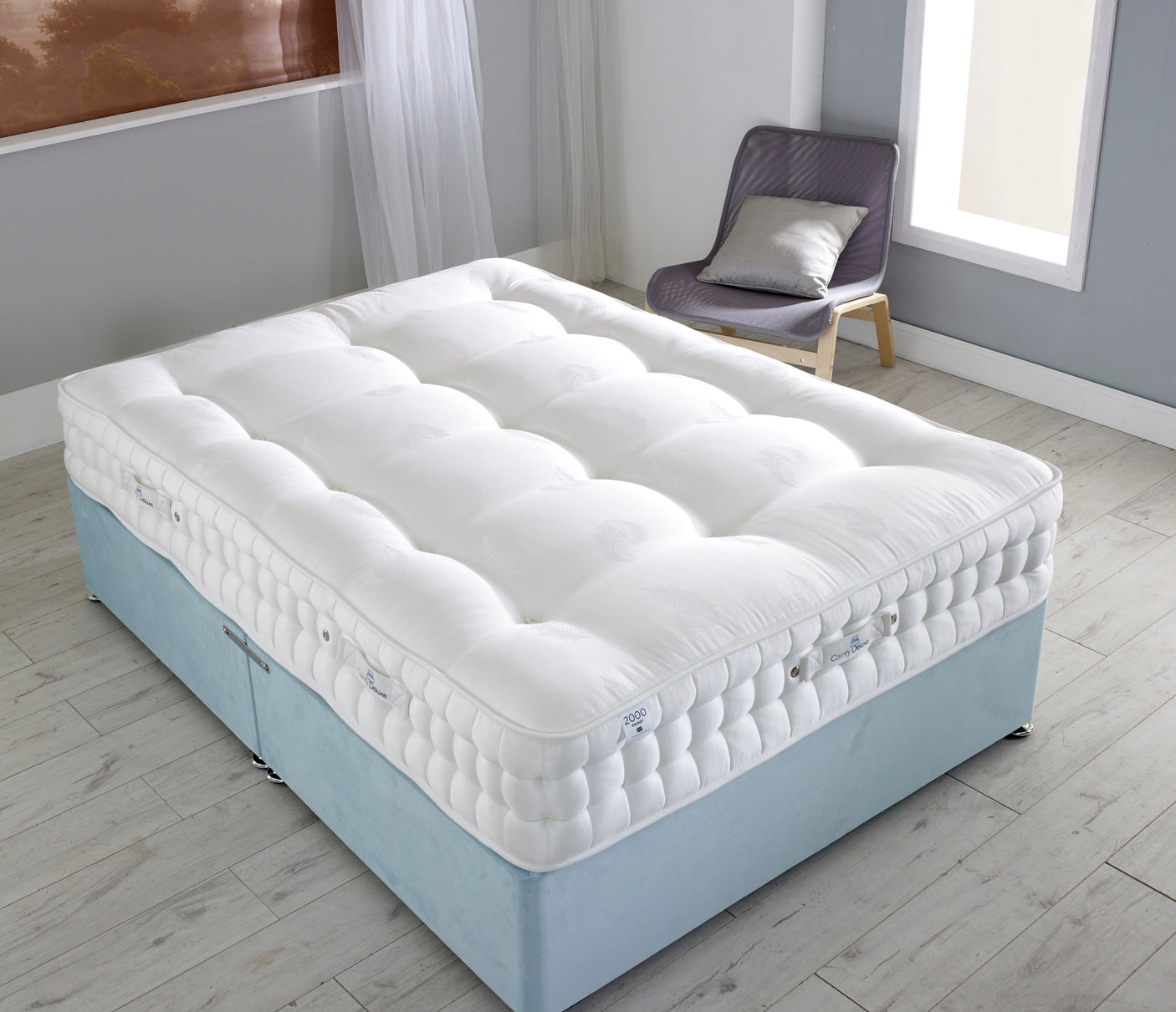 Isaac Hand Side Stitched Natural Filling Pocket Mattress