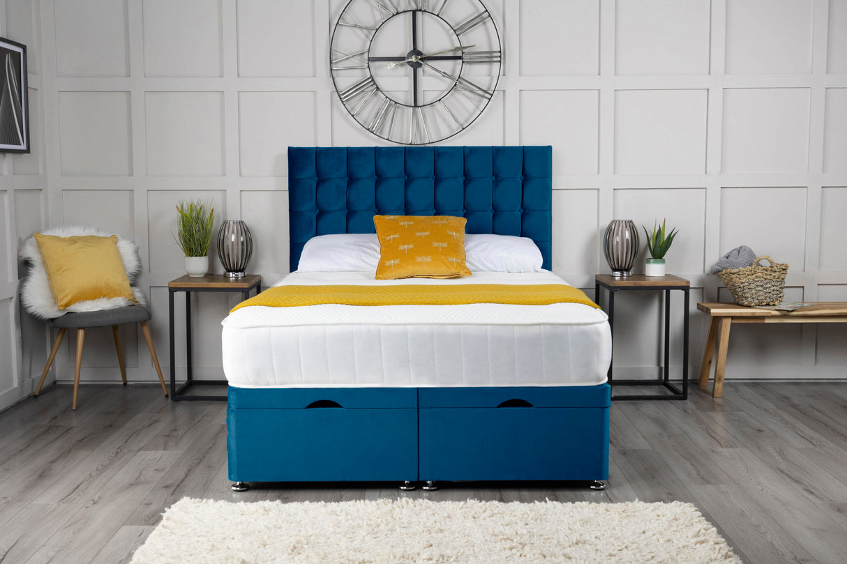 Omega Ottoman Storage Divan Bed With Headboard – view 16