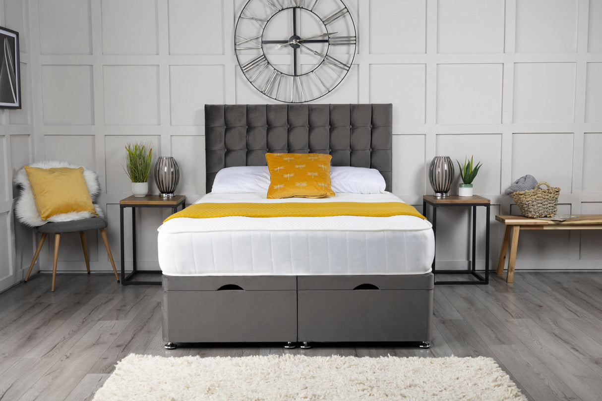 Omega Ottoman Storage Divan Bed With Headboard – view 18