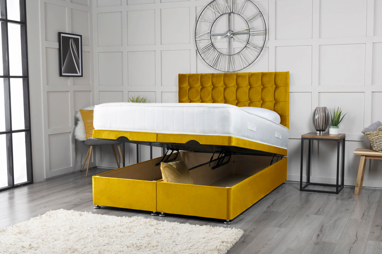 Omega Ottoman Storage Divan Bed With Headboard – view 2