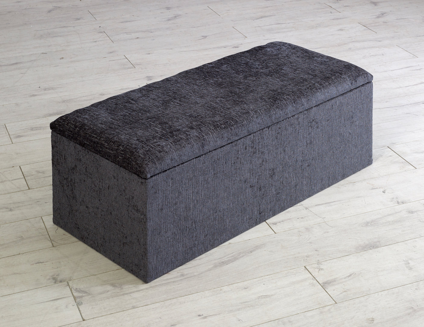 Plain Gas Lift Ottoman Blanket Storage Box