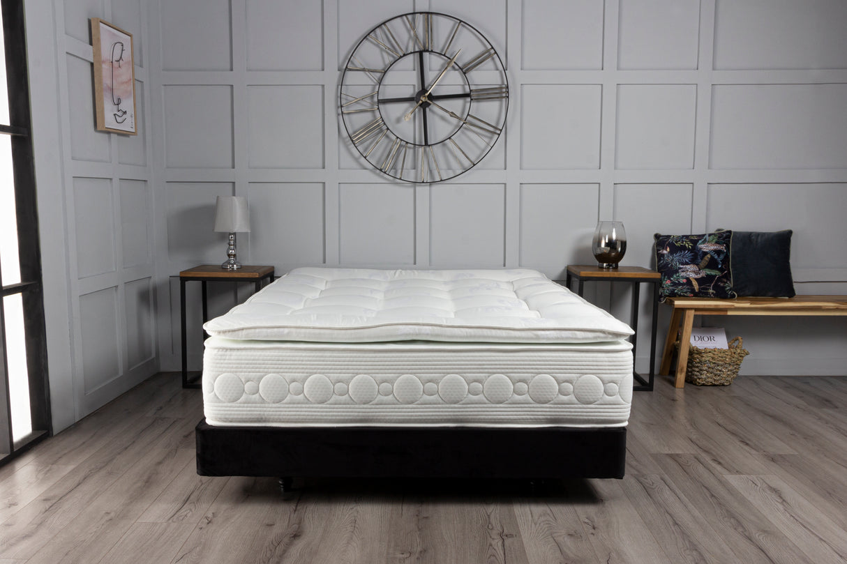 Richmond Reflex Foam & Natural Fillings Pillowtop Pocket Sprung Encapsulated Mattress – view 3