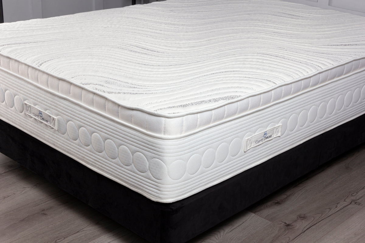Sudbury Pillowbox Top Pocket Memory Sprung Encapsulated Mattress – view 2