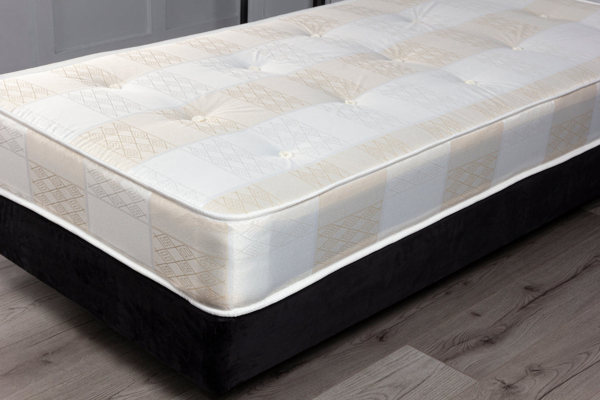 York Deep Quilt Open Coil Sprung Economy Mattress – view 2
