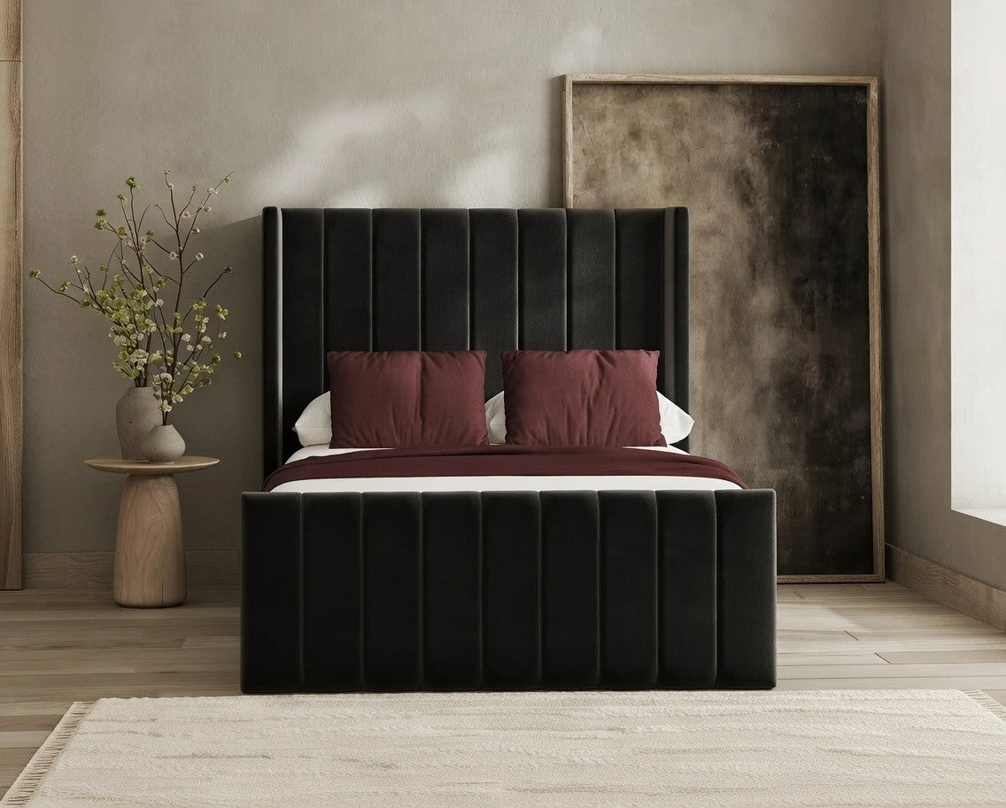 Amelia Wingback Bed Frame