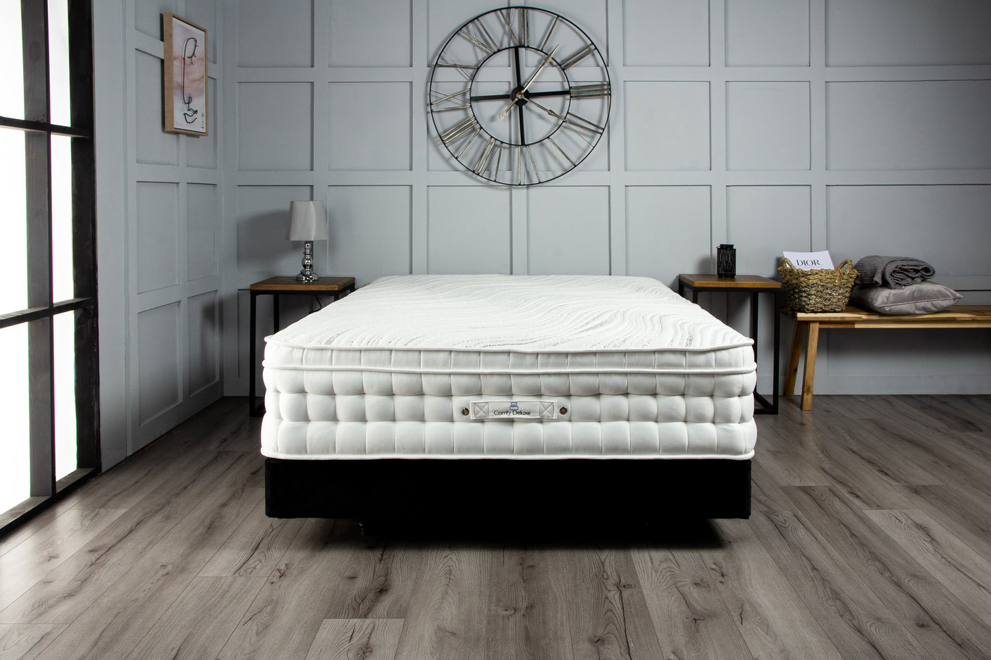 Buckingham Pillowbox Top Memory Pocket Sprung Handstitched Mattress