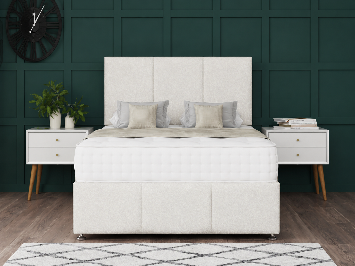 3 Panel Divan Bed Set With Footboard