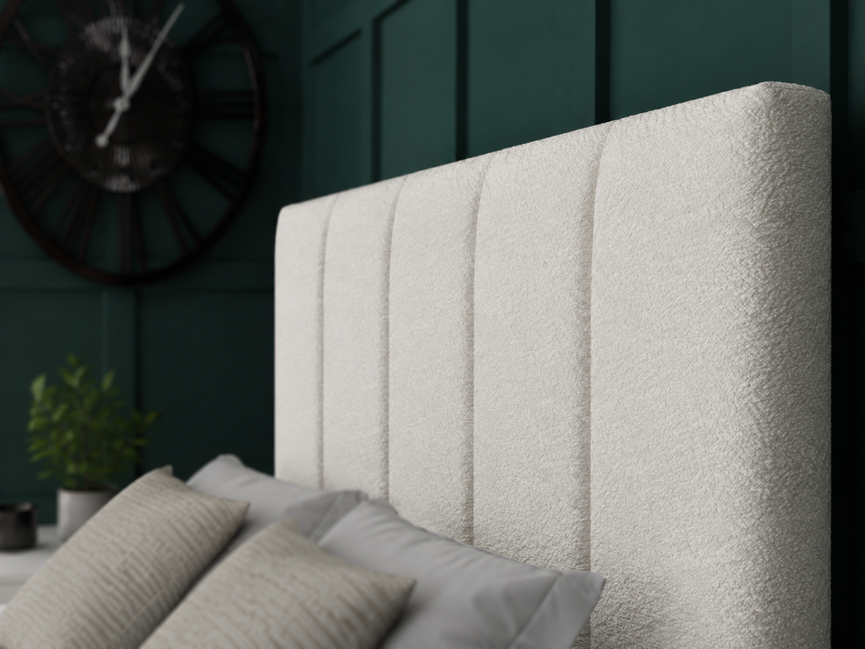 5 Panel Ottoman Storage Divan Bed With Headboard And Footboard