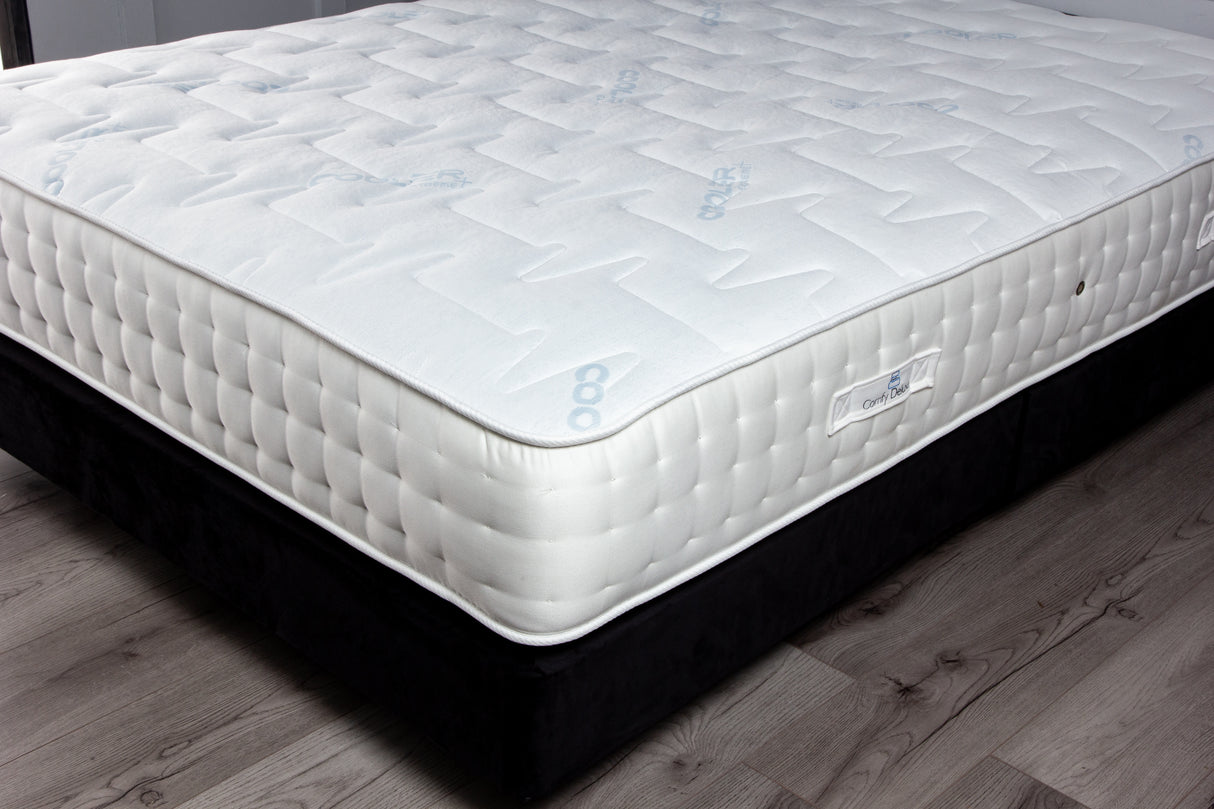 Arctic Sleep Cool Blue Cooling Fabric Pocket Sprung Mattress – view 4