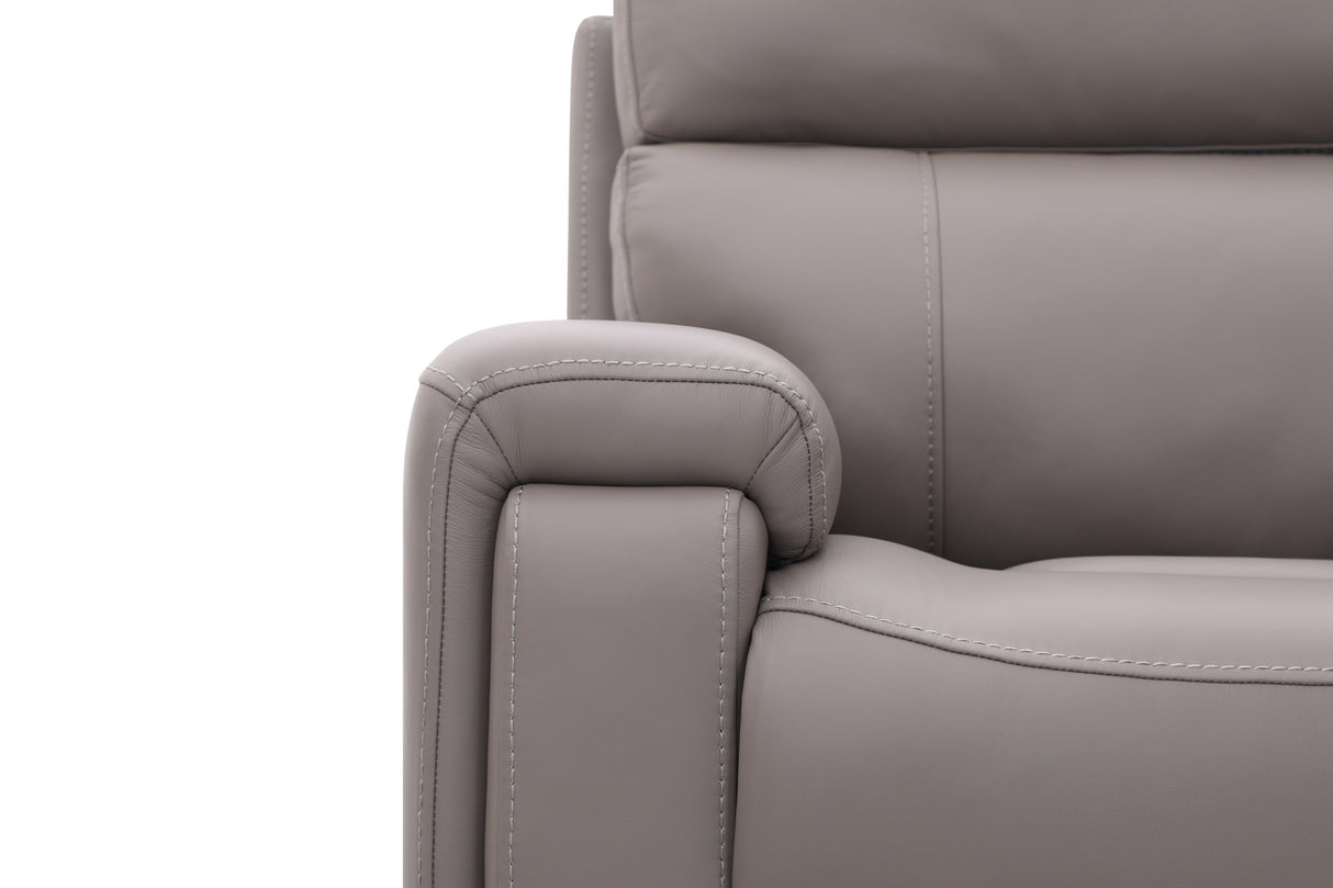 Utah Genuine Leather 3 Seater Recliner Sofa – view 5