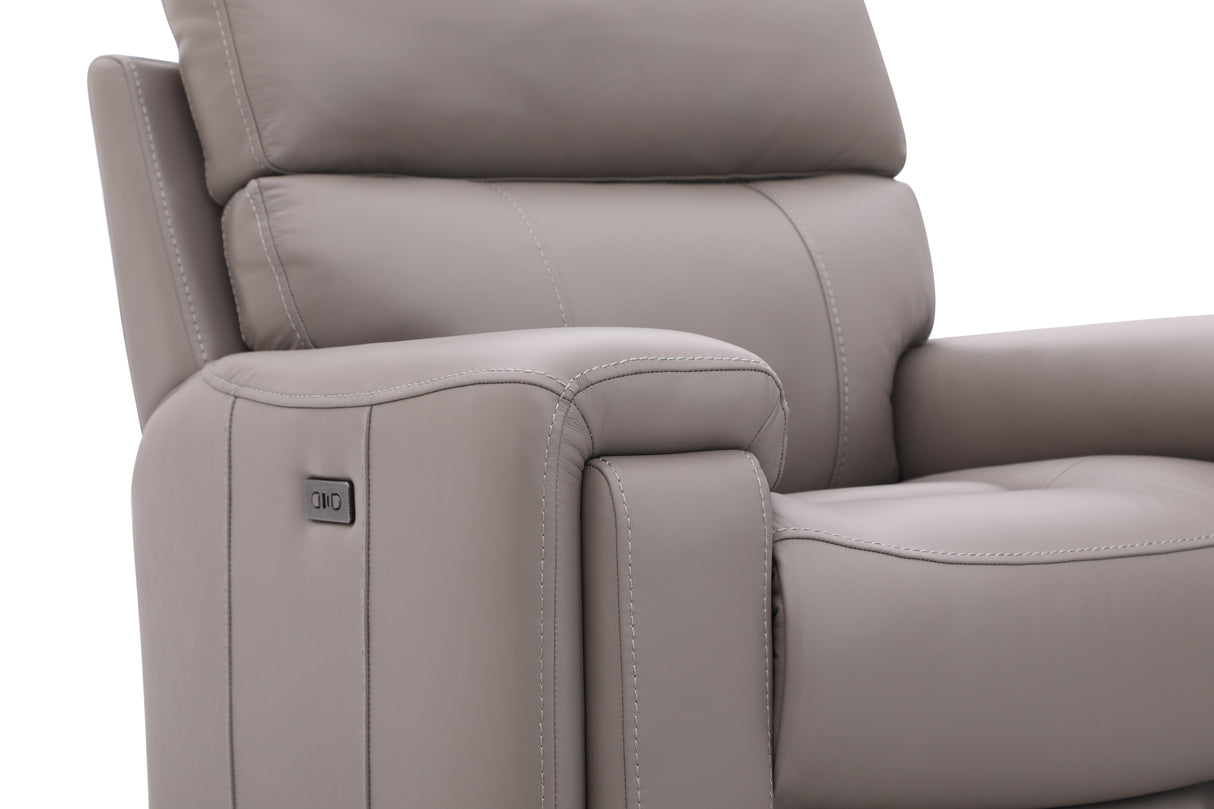 Utah Genuine Leather 3 Seater Recliner Sofa – view 6