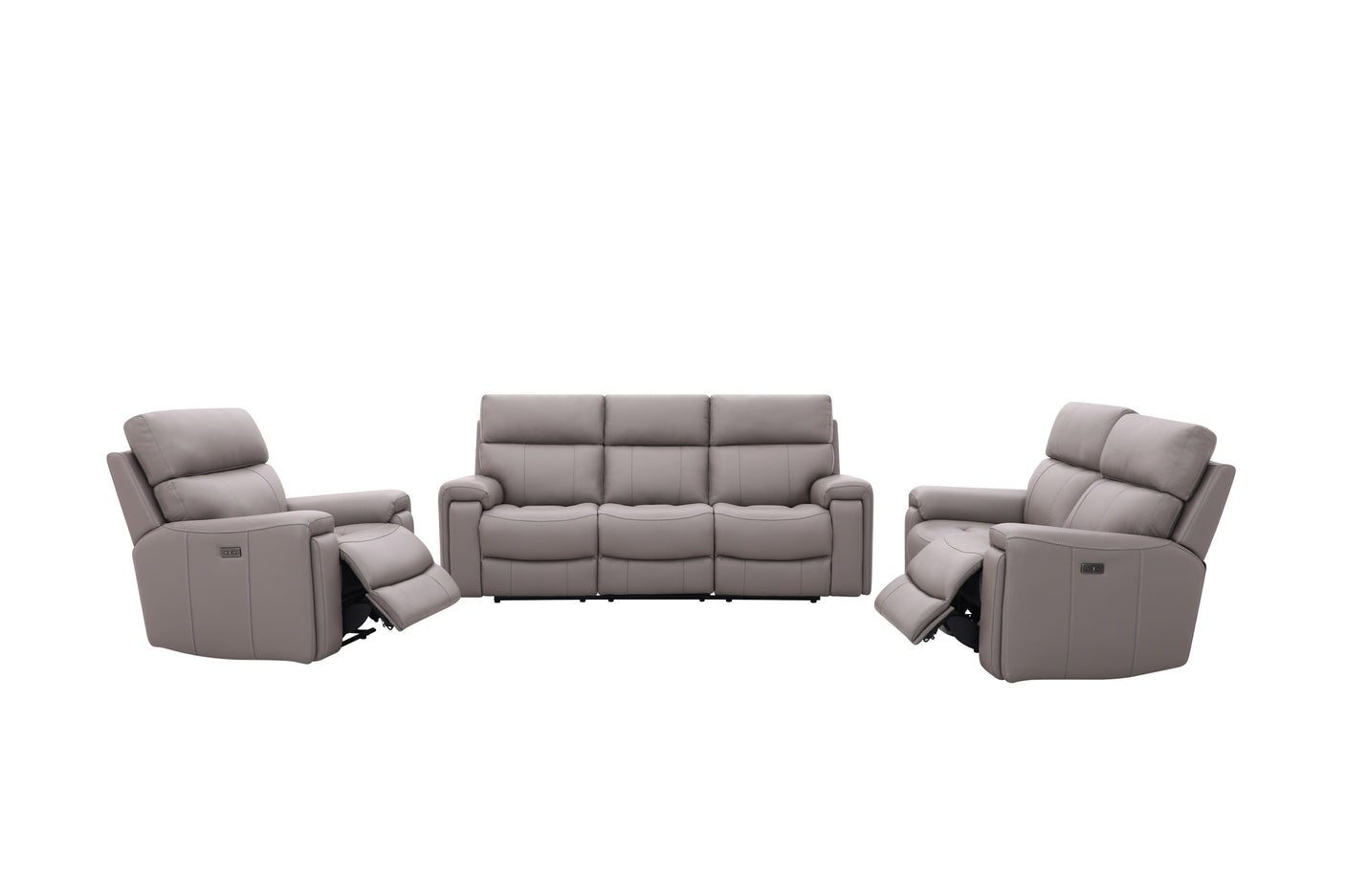 Utah Genuine Leather Recliner Sofa