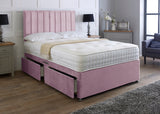 Apollo Divan Bed Set With Pocket Memory Mattress And Headboard