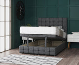 Omega Ottoman Storage Divan Bed With Headboard And Footboard