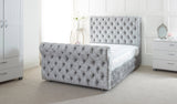 Oswald Chesterfield Sleigh Bed