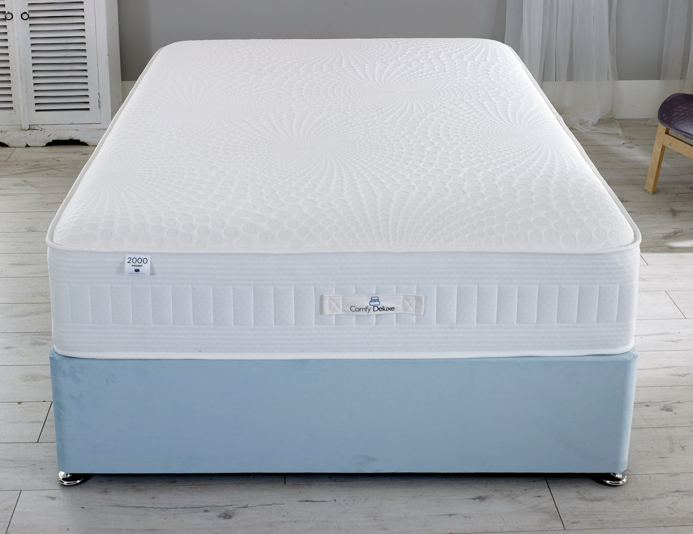 Lilly Pocket Cool Blue Encapsulated Mattress