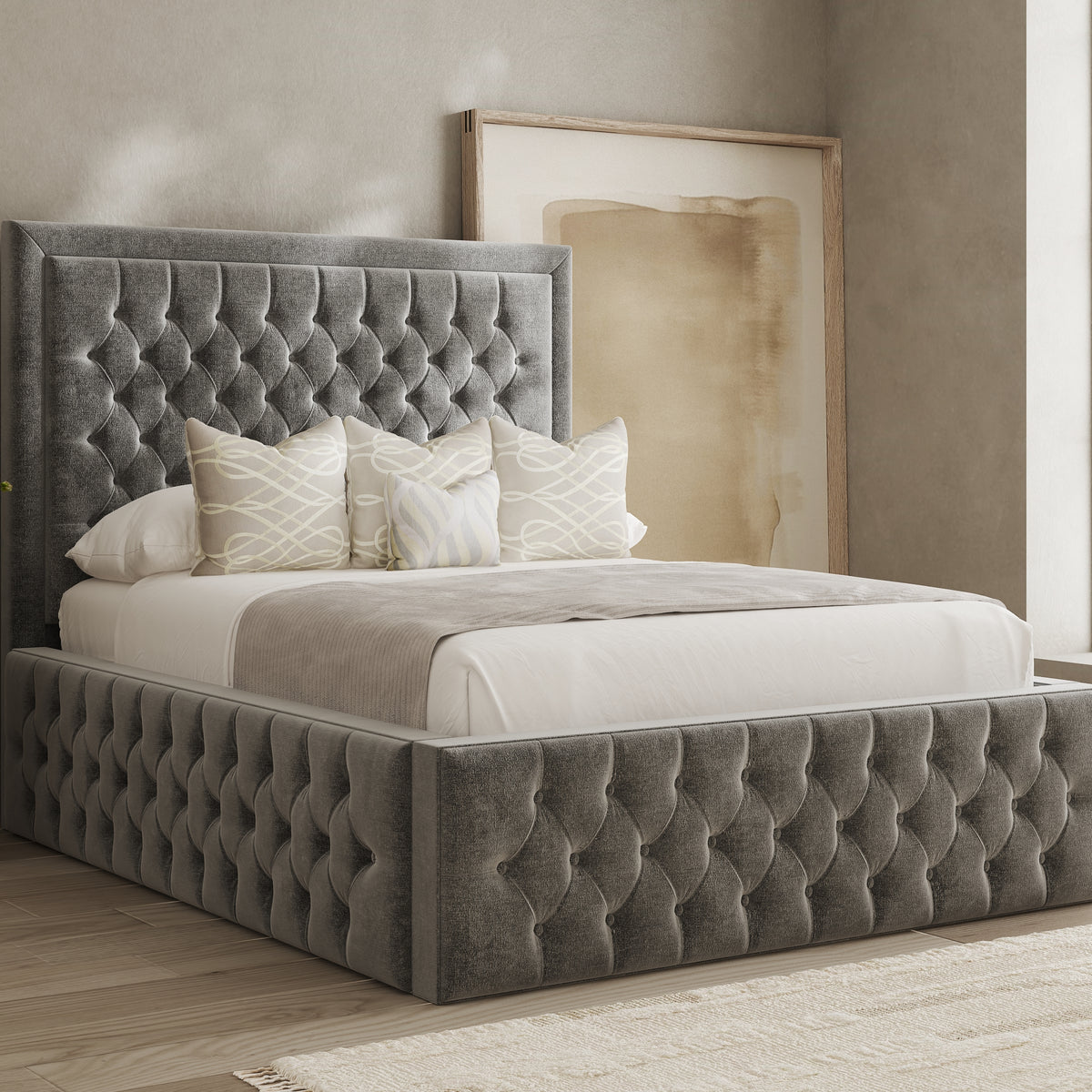 Napoli Chesterfield Bed Frame – Beds Online Store