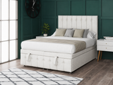 Florence Ottoman Storage Divan Bed With Headboard And Footboard