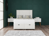 Porto Ottoman Storage Divan Bed With Headboard