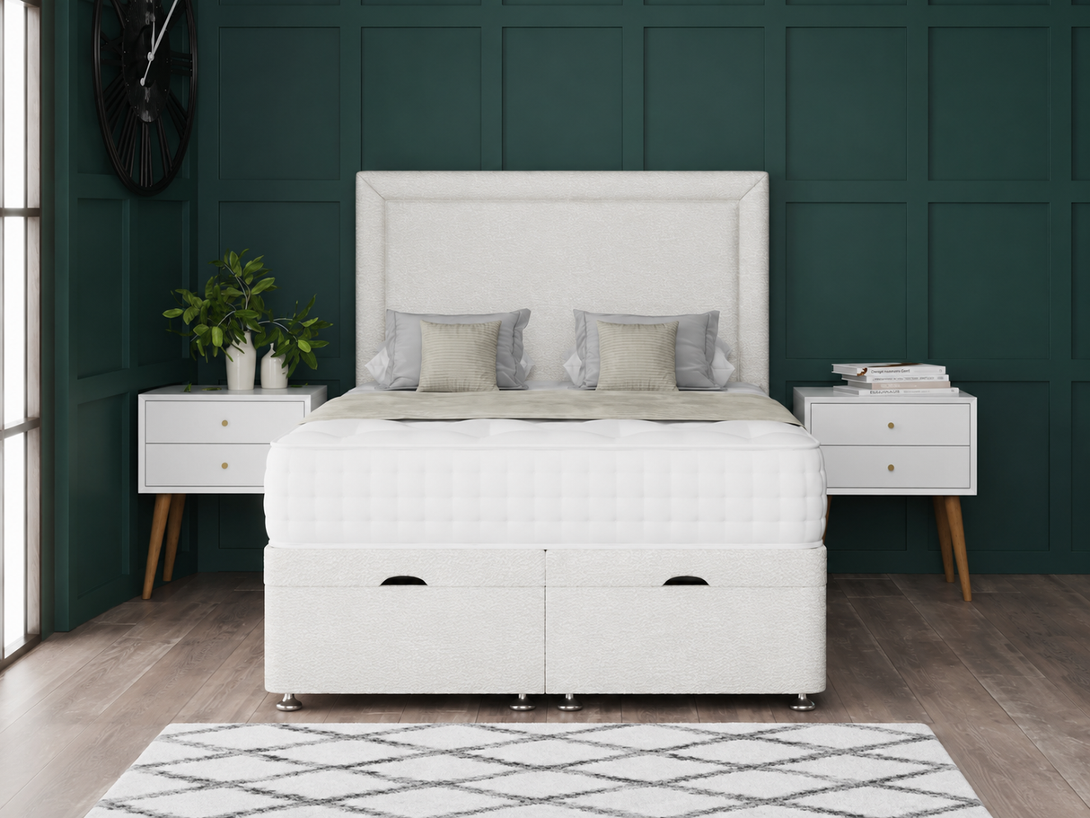 Hannah Ottoman Storage Divan Bed With Headboard
