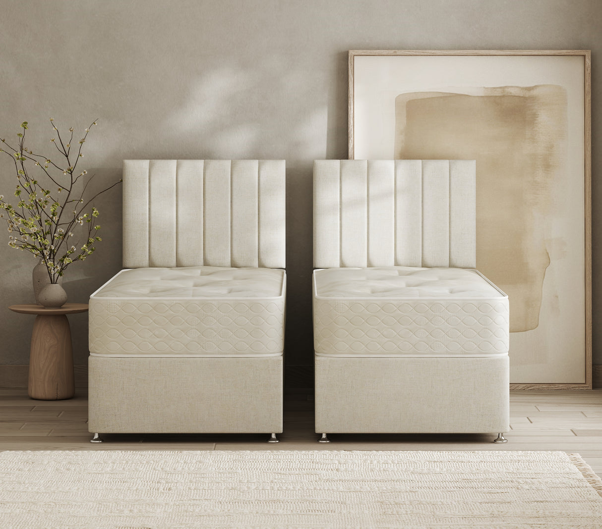 Dorset Open Coil Zip And Link Divan Bed Set – view 2