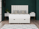 Florence Ottoman Storage Divan Bed With Headboard