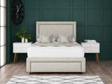 Hannah Beading Divan Bed Set With Footboard
