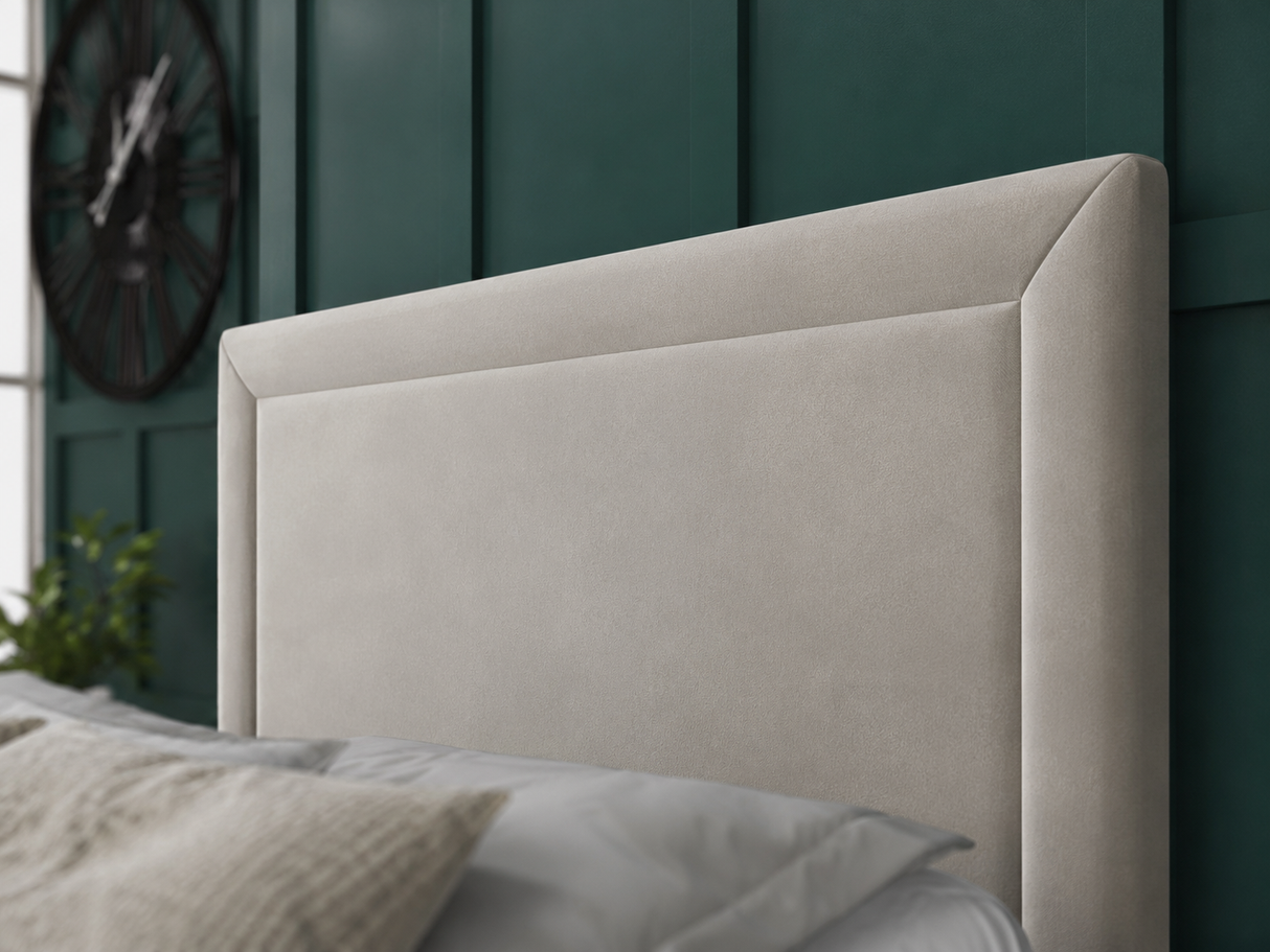 Hannah Ottoman Storage Divan Bed With Headboard And Footboard