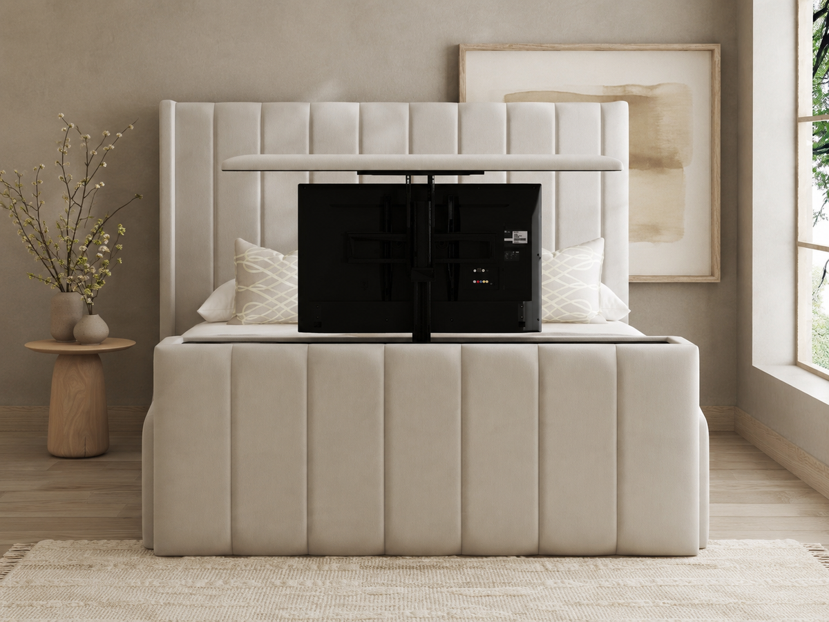 Hansel Wingback TV Bed