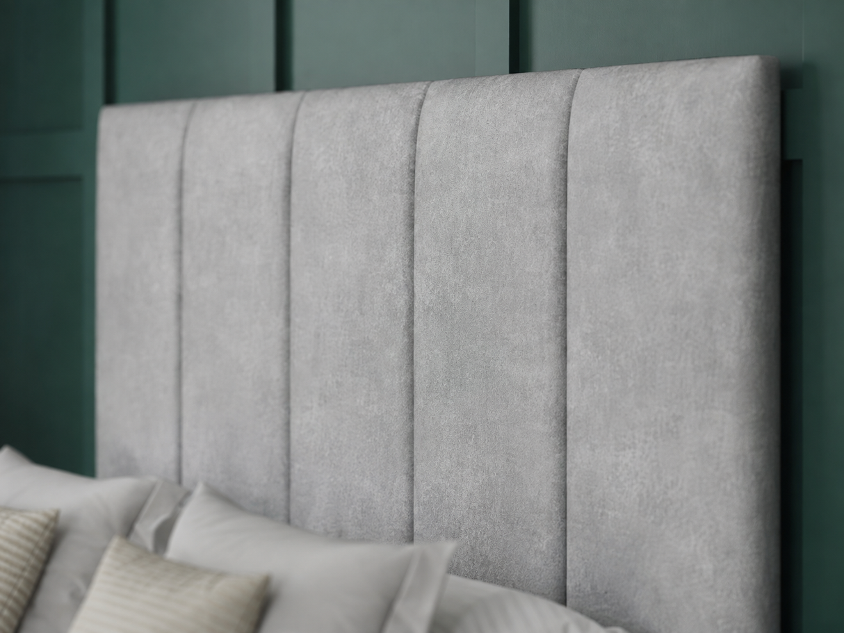 5 Panel Ottoman Storage Divan Bed With Headboard