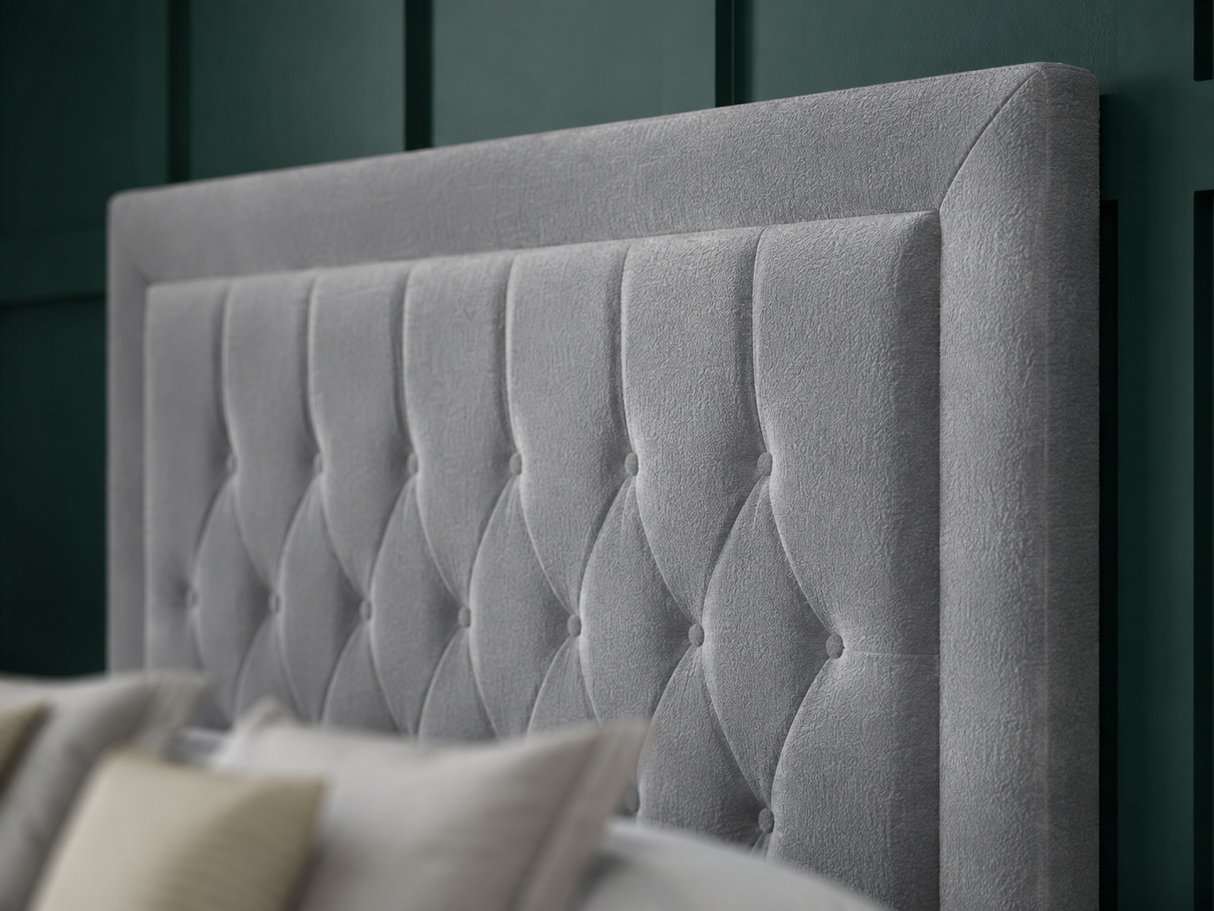 Miami Ottoman Storage Divan Bed With Headboard