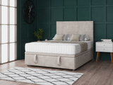 Jane Ottoman Storage Divan Bed With Headboard And Footboard
