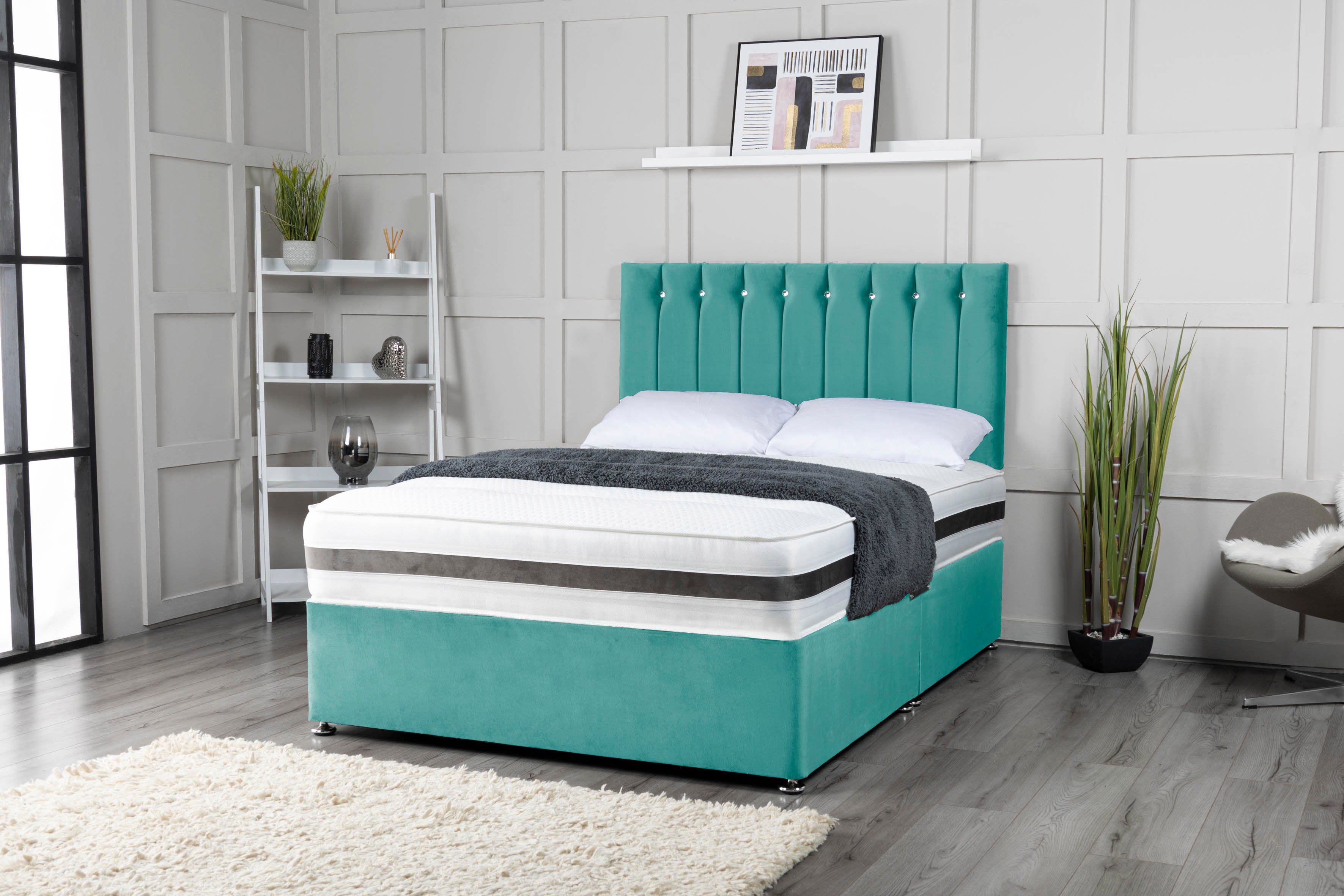 Florence Divan Bed Set With Mattress Options