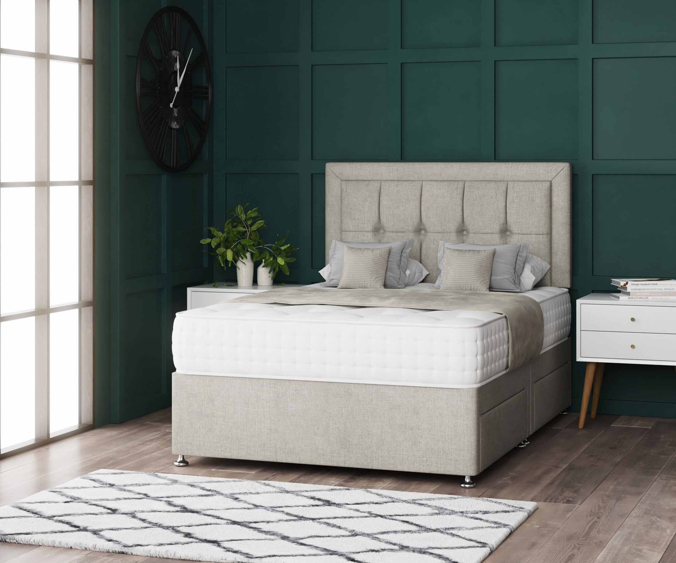 Venice Divan Bed Set With Mattress Options